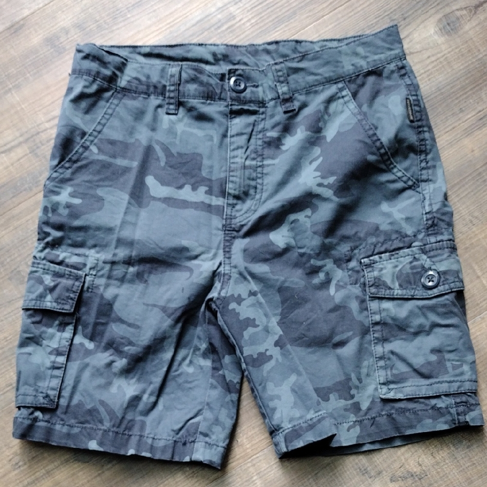 Ring of Fire Blue Cargo Shorts Classic Design